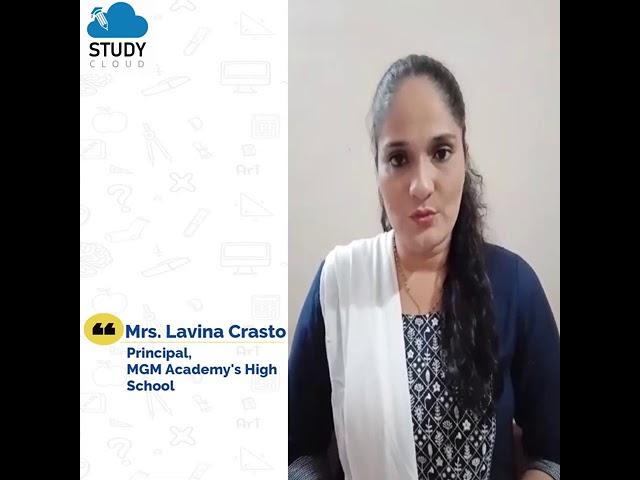 StudyCloud Happy Users Testimonial | Mrs. Lavina Crasto - Principal, MGM Academy's High School