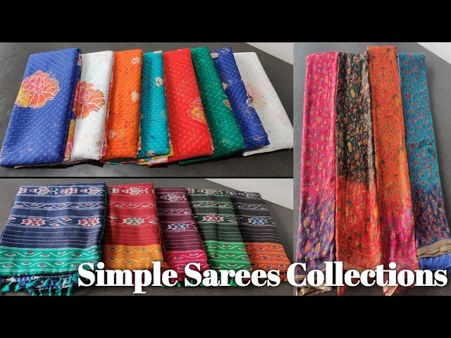 Simple nd Fancy Sarees Collections contact 8660767909