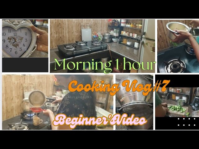 Morning 1 hour Kitchen Vlog part 7||cooking Vlog|Daily Routine tamil housewife@Daily_mini_vlog_by_Kb