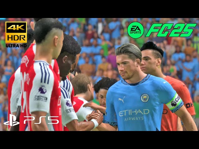 FC 25 Manchester City vs Arsenal | Premier League gameplay | 4K HDR | #eafc25