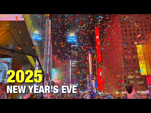 NYC Times Square New Years Eve 2025 Ball Drop Countdown Full