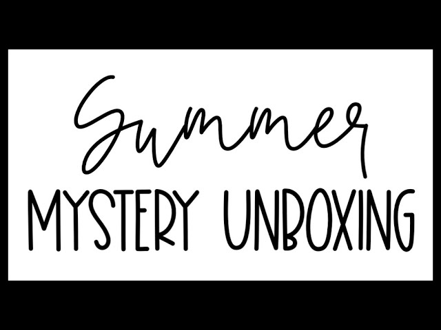 Fall Mystery is Live Now - Watch Summer Mystery Unboxing here!