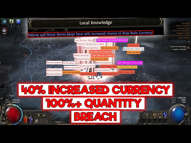 40% INCREASED CURRENCY + 100%+ QUANTITY "LOCAL KNOWLEDGE" BREACH FARMING - POE 2 EARLY ACCESS