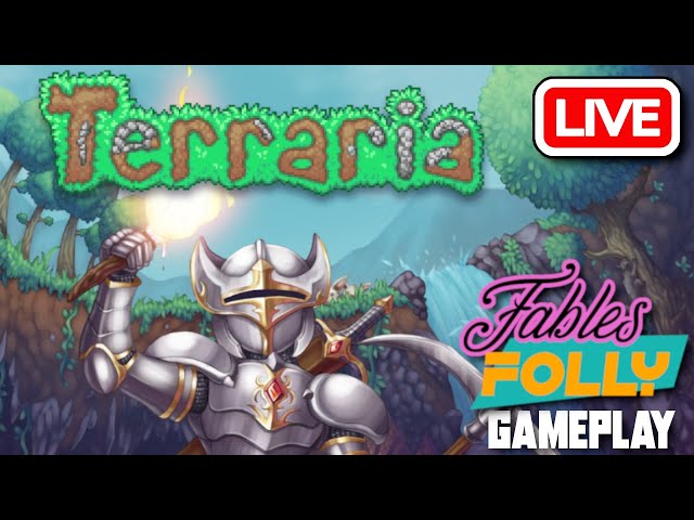 Terraria | Fables Folly LIVE - I'm Gonna Beat Master Mode Skeletron This Time