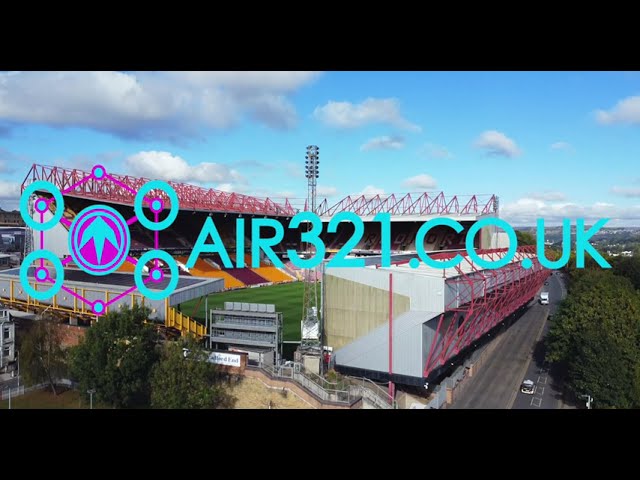 BRADFORD CITY FOOTBALL STADIUM - DRONE FILM