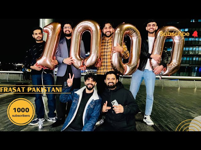 WE DID IT! 1,000 Subscribers Celebration! | #pakistani