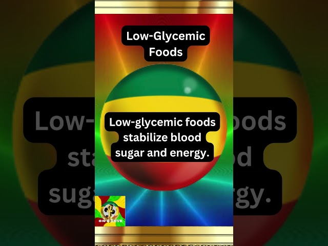 Low Glycemic  Foods Facts, and Music, Video, 🔴🟡🟢🔵