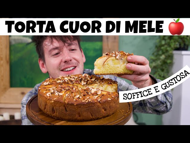 TORTA CUOR DI MELE: La torta di mele più buona e soffice che esista - ricetta facile e veloce | DZ