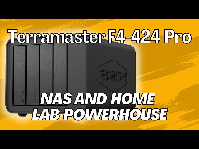 TerraMaster F4-424 Pro NAS Review - A compact NAS with punch