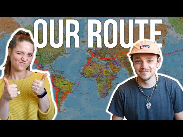 Our Route AROUND THE WORLD on a Motorcycle