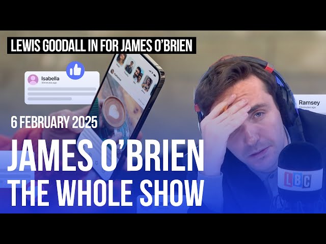 What is social media doing to us? | James O’Brien - The Whole Show