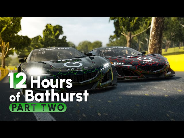 🔴 LIVE • 🏁 🟩 Grid Lounge Green Team – 12H Bathurst | PART 2 | Acura NSX GT3 | iRacing Endurance