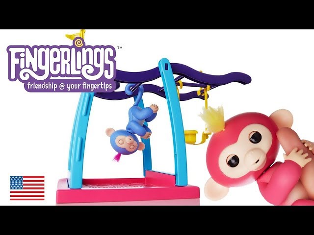 Fingerlings Surprise Baby Monkey Commercial Video Toy Review Gigi Unicorn in our Tree Kids