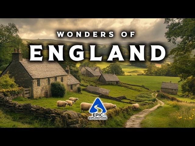 Wonders of England | Where Meadows Meet Mist | Most Amazing Places & Villages in England | 4K