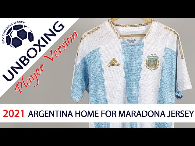 Kitgg1 2021 Argentina Concept Maradona Jersey (Player Version) Unboxing Review