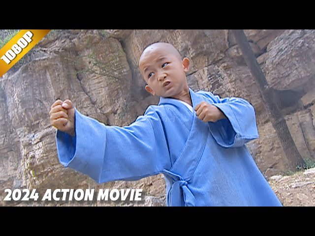 Bully attacked the Shaolin Temple, little monk beat him until begging for mercy #movie #kungfu