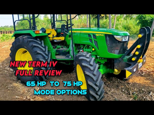 New John Deere 5075 E 4wd CRDI Tractor Full review | Price mileage and features