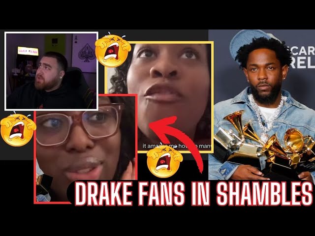 Drake Fans In SHAMBLES After Kendrick Lamar Wins 5 Grammys