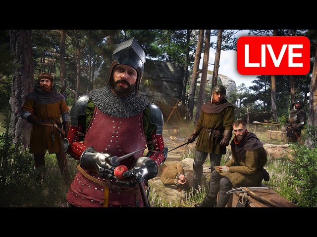 Becoming a Knight in the Middle Ages - Kingdom Come Deliverance II LIVE 🔴