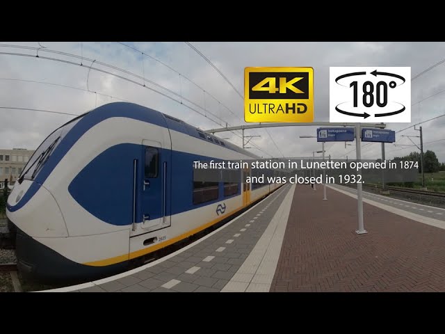 VR180 3D experience of trains in Lunetten (Utrecht)