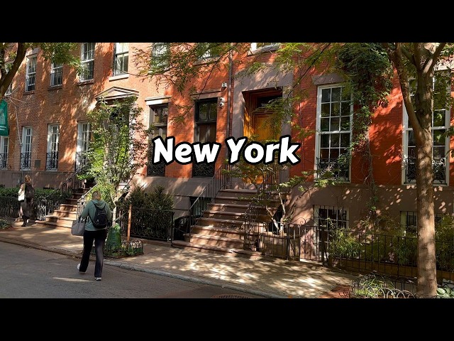 Greenwich Village 4k Morning Walk New York City