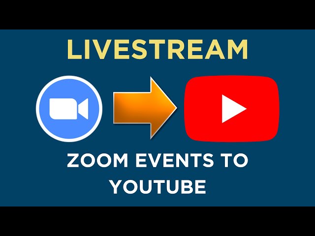 How to Live Stream you ZOOM events on YouTube. Updated Guide for 2022.