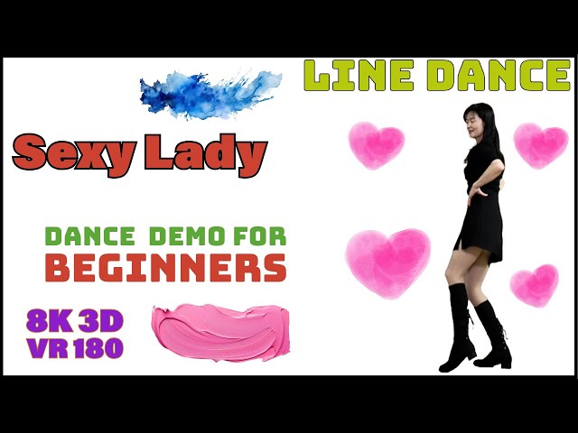 VR - ‘Sexy Lady’, Line Dance demo  #dance #vr #vr180 #8K #linedance