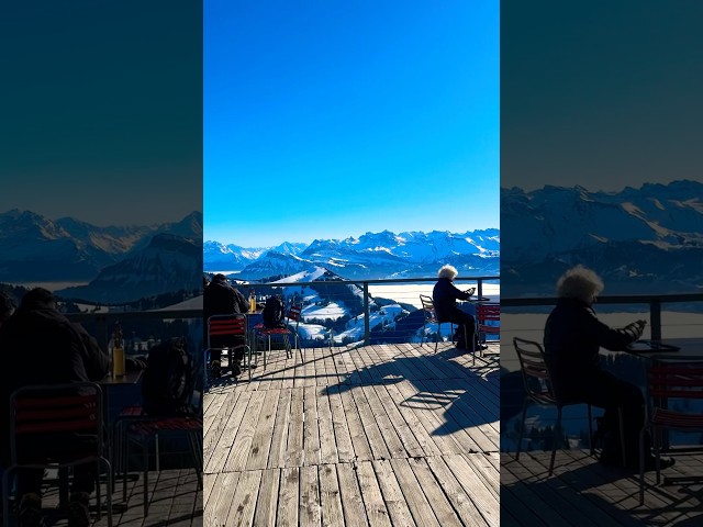 STUNNING 360° PANORAMA from RIGI KULM 🏔️SWISS ALPS & LAKE LUCERNE#switzerland#view#shotrs#ambience