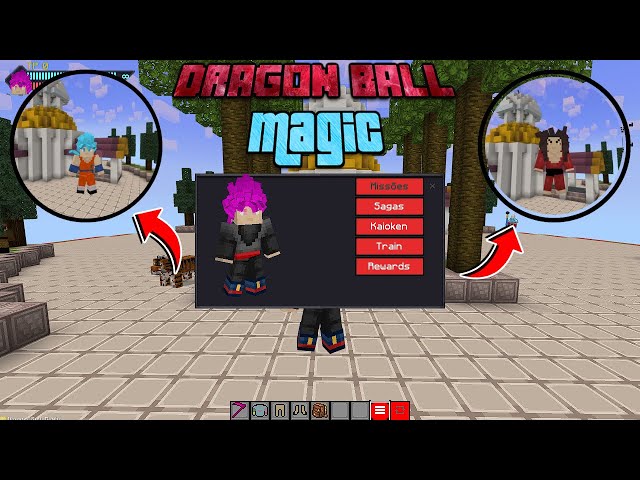 SAIU!!!NOVA MELHOR ADDON DE DRAGON BALL IGUAL AO DE PC PARA MINECRAFT PE 1.21+😱😱😱(Dragon ball Magic)