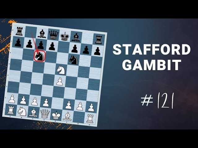 basic ideas in Stafford Gambit trap 4 (e5 d3)