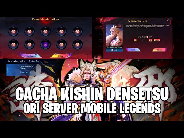 GAS GACHA KISHIN DENSETSU ORI SERVER MOBILE LEGENDS + CARA HEMAT UNTUK DAPAT 1200 TRIMAGATAMA