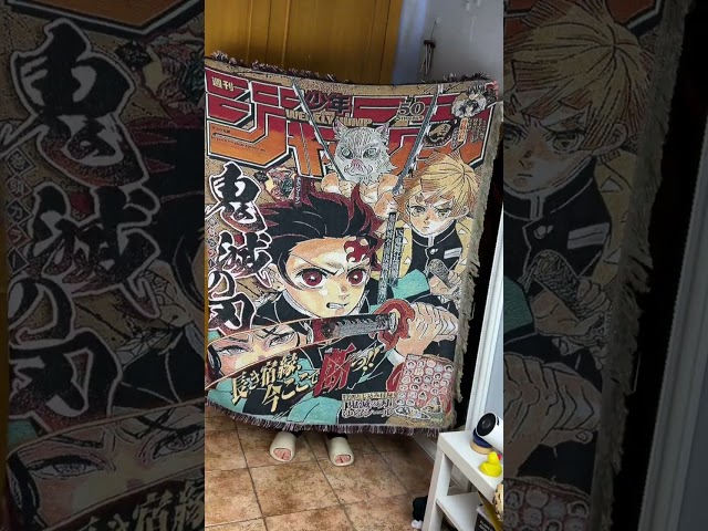 Anime Fans, Low Stock Because We Are Going Viral! ❤️ #anime #blanket #demonslayer