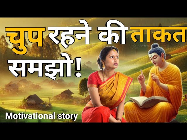 कम बोलने कि आदत डालो - Buddhist Story On POWER OF SILENCE || Gautam buddha Story ||  @DayInspired