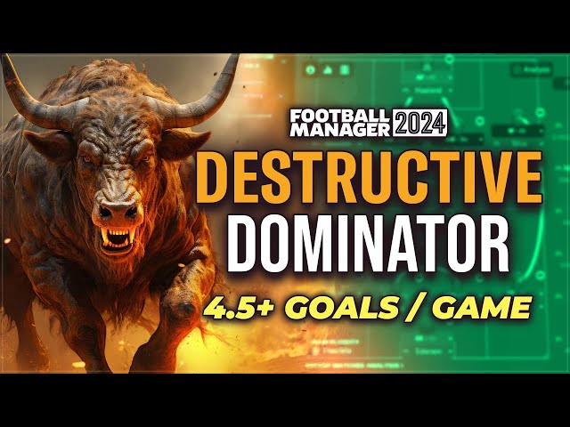 The DOMINANT DESTRUCTIVE 4141 FM24 Tactic | Football Manager 2024 Best Tactics