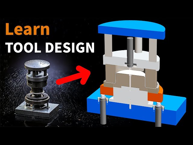 Mastering Die and Punch TOOL DESIGN in SolidWorks (from Scratch)