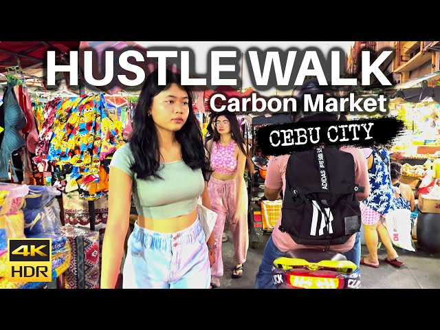 Exploring the Carbon Market Cebu City Philippines Behind the Market Dangerous? [4K HDR]