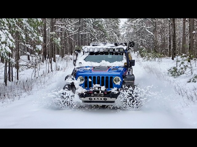 Off-Road Solo in Epic Snow and Winter Camping