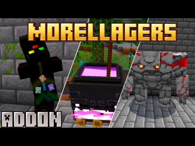 MORELLAGERS Addon Minecraft pe (Bedrock edition)