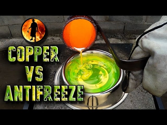 Molten Copper vs Antifreeze Engine Coolant