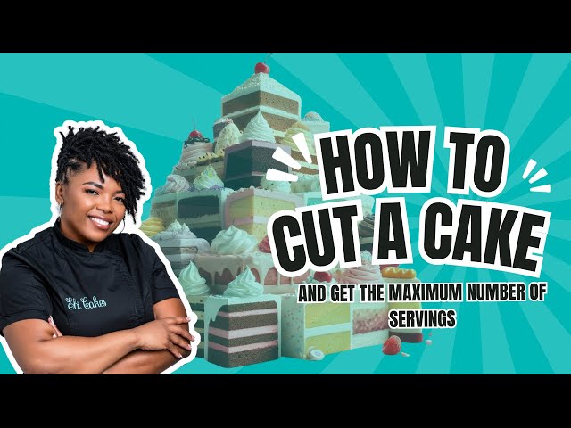 How to Cut & Serve a Two-Tier Cake for Maximum Servings | Cake Cutting Tips