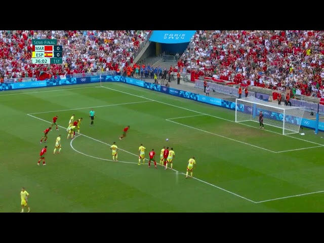 الهدف الاول لرحيمي من ضربه جزاء #moroco #espaniaLive broadcast  the Spain match now Spain live now