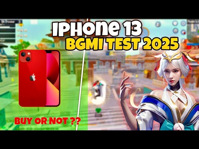 iPhone 13 Bgmi Pubg Test 2025 🔥|Gaming Review After 1 Month | After New update Bgmi &Pubg Test