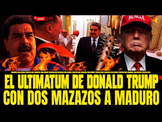 🔴ÚLTIMAS NOTICIAS! LAS DOS EXIGENCIAS DE TRUMP ENVIADAS CON RICHARD GRENELL A MADURO EN VENEZUELA