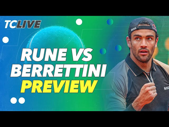 Holger Rune vs Matteo Berrettini 2024 Cincinnati First Round Preview | TC Live