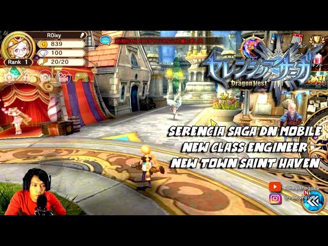 Eh ada class baru !!! Serencia Saga Dragon Nest (MOBILE) - Engineer Gameplay