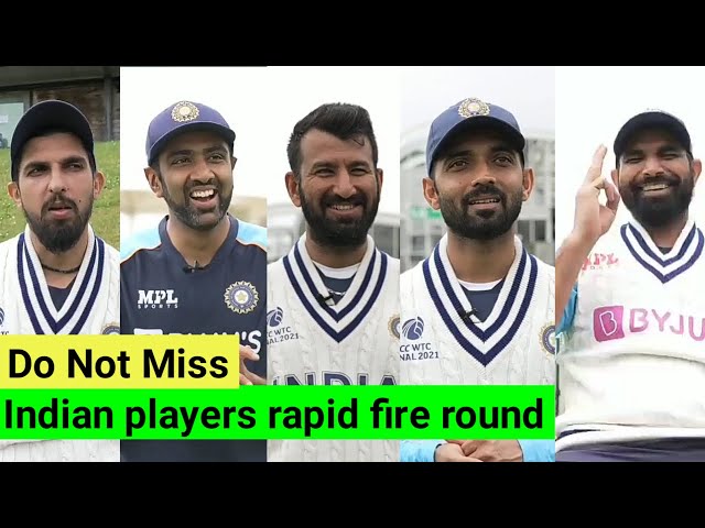 A fun round of rapid-fire with Team India members | Movies, breakfast, laughter & more