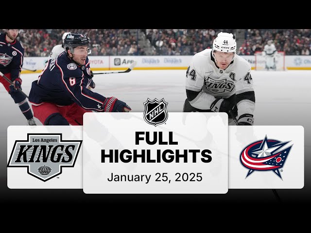 NHL Highlights | Kings vs. Blue Jackets - January 25, 2025