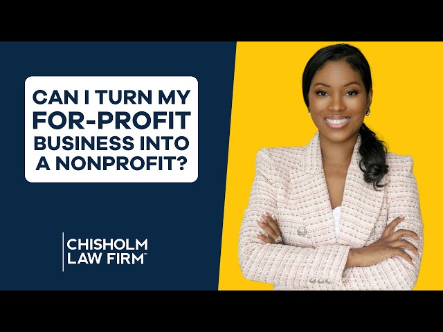 Can I turn my for-profit business into a nonprofit? #startanonprofit