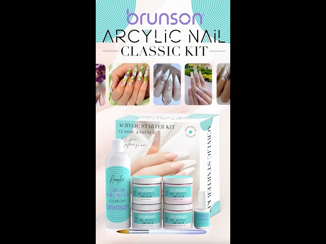 Brunson Acrylic Nail extension Starter Pack for Professional Salon use