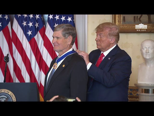 President Trump Presents the Presidential Medal of Freedom to Jim Ryun